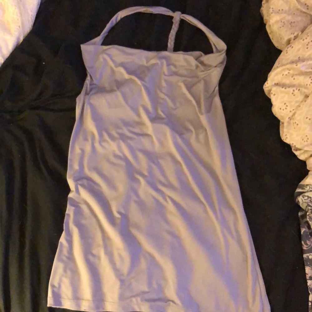 Grey Halter Top